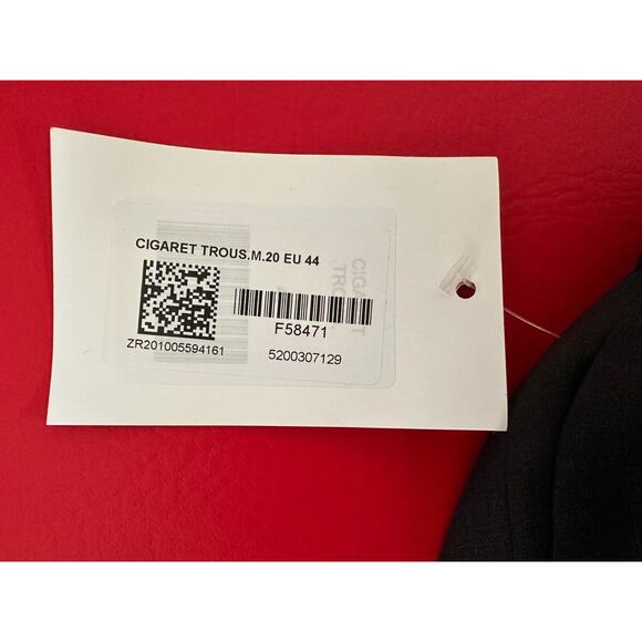 Louis Vuitton Mens Cigaret Gray Wool Slim Uniform Trouser Pant Size EU 44 NWT - Picture 12 of 16